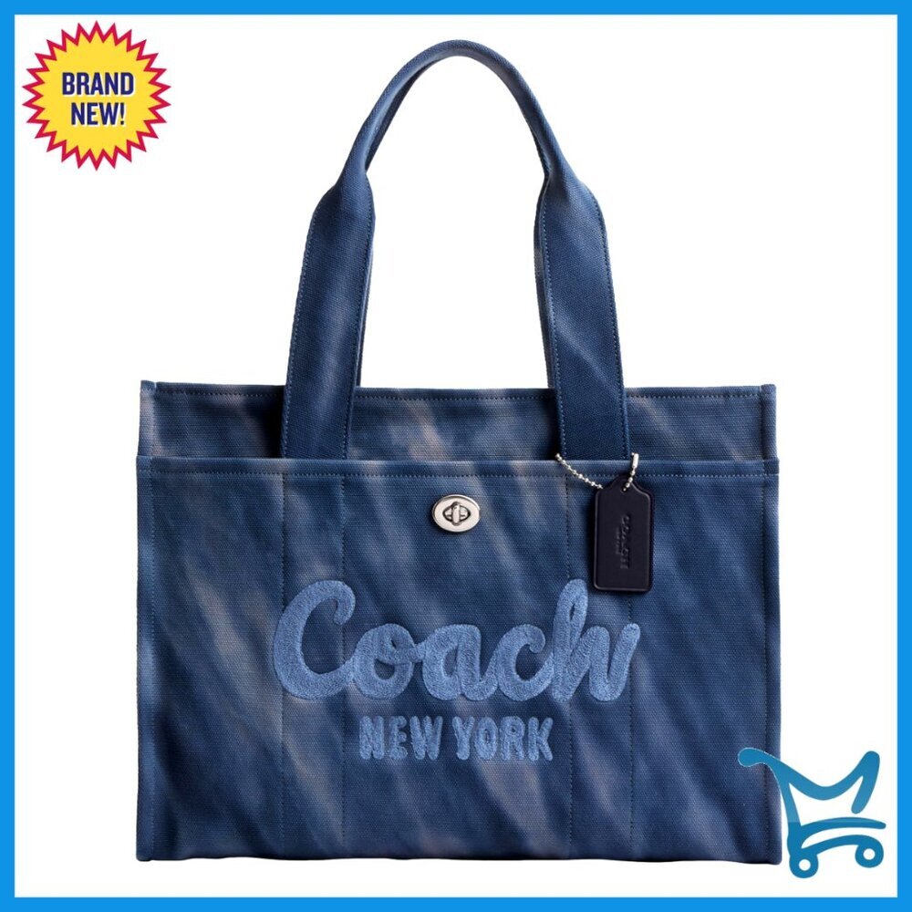 Spacious Tote Bag with Turnlock Closure, Fits 16" Laptop